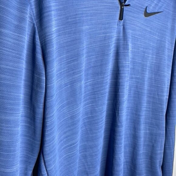 Nike Sweatshirt Size Small Men's Long Sleeve Quarter Zip Collared Pullover Top - Picture 6 of 7